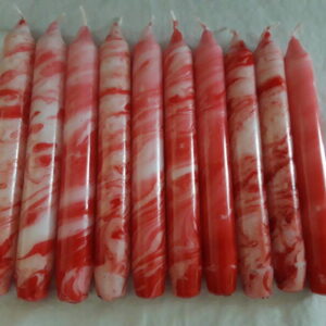 dinerkaarsen Marble - 7-tafeldecoratie