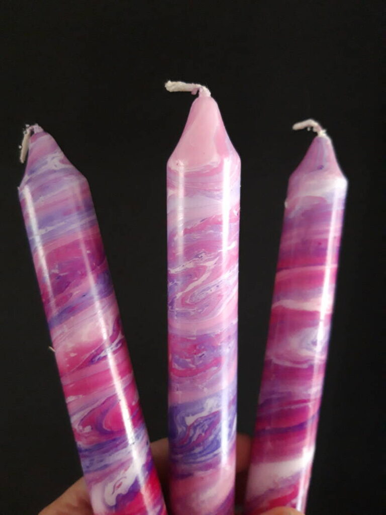 Dinerkaars Marble Magenta/violet -21-tafeldecoratie