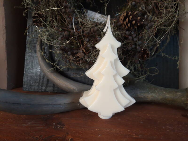 Grote kerstboom in lagen