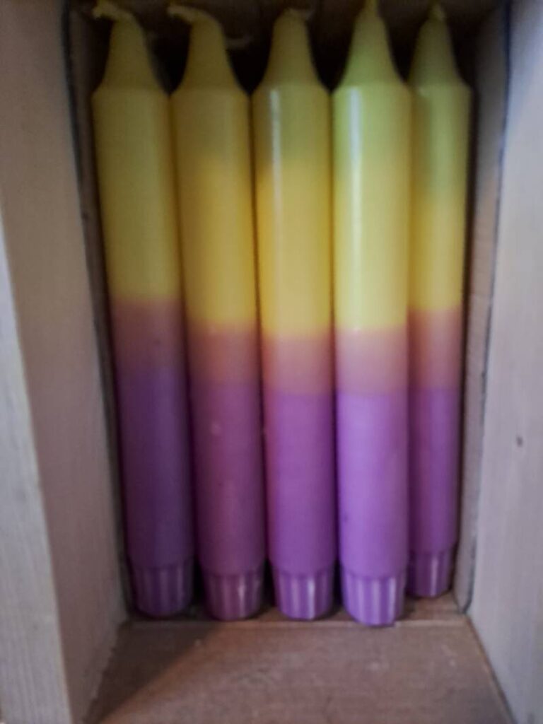 Dip dye  dinerkaars -21- tafeldecoratie
