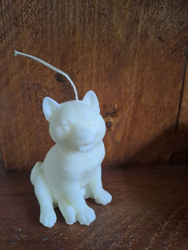 Shiba Inu – candle – kaars – handgemaakt – handmade