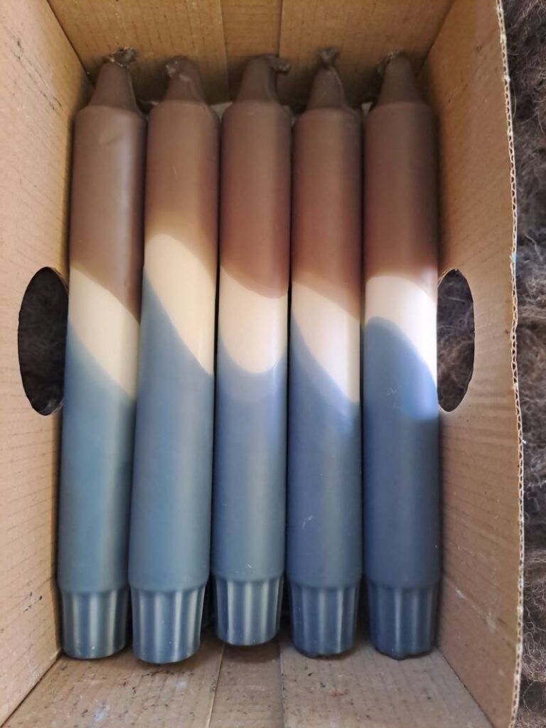 Dip dye dinerkaars – 16- tafeldecoratie