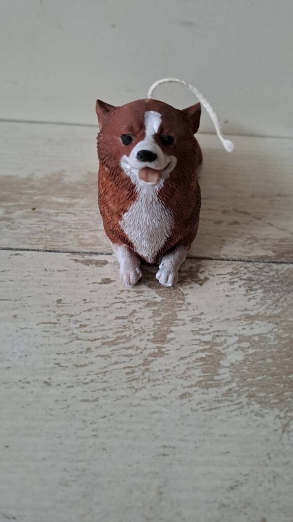 Candle Corgi/Kaars Corgi – candle – handgemaakt -koolzaadwas