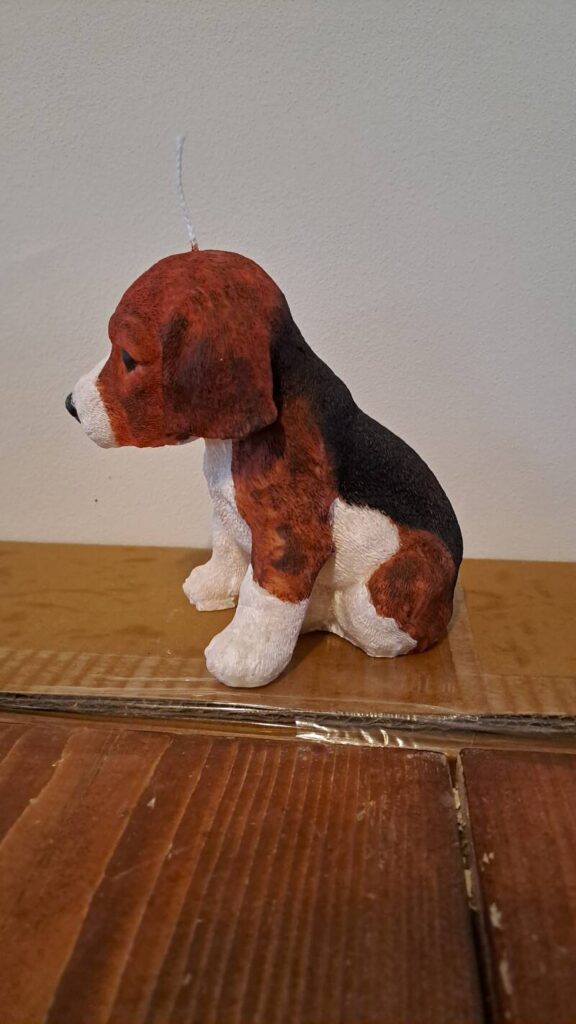 Beagle kaars- hond - candle- jachthond - Afbeelding 3
