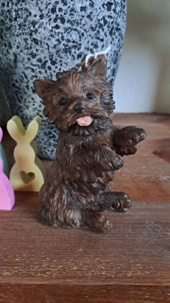 Cairn terrier-  kaars - candle  - handgemaakt - handmade - Afbeelding 2