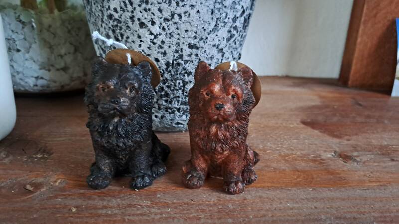 Chow Chow – kaars- candle – handgemaakt