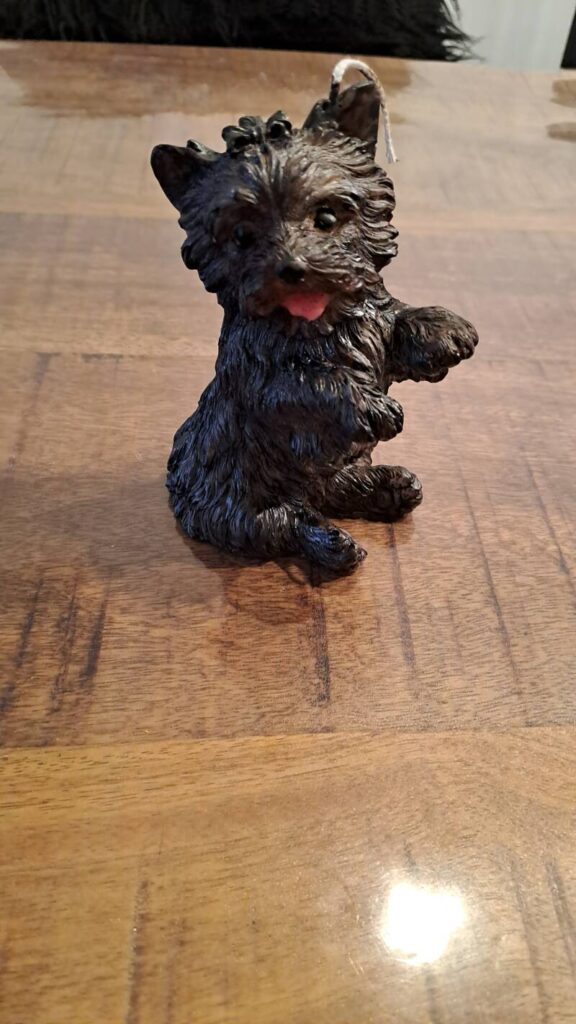 Cairn terrier-  kaars - candle  - handgemaakt - handmade - Afbeelding 5