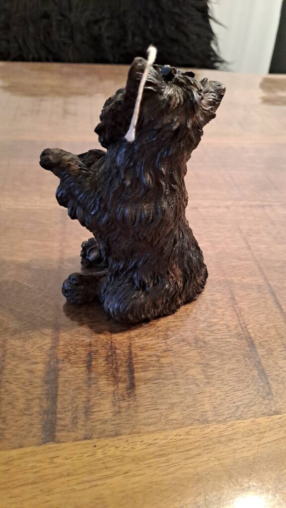 Cairn terrier-  kaars - candle  - handgemaakt - handmade - Afbeelding 8
