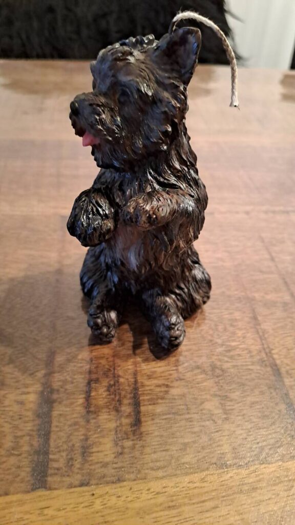 Cairn terrier-  kaars - candle  - handgemaakt - handmade - Afbeelding 9