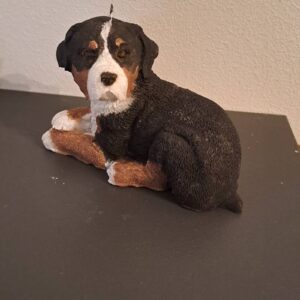 Grote Zwitserse Sennenhond kaars - handgemaakt - candle