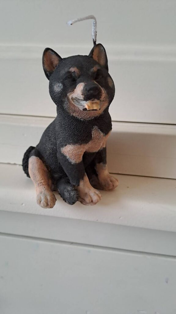 Shiba Inu - candle - kaars - handgemaakt - handmade - Afbeelding 4