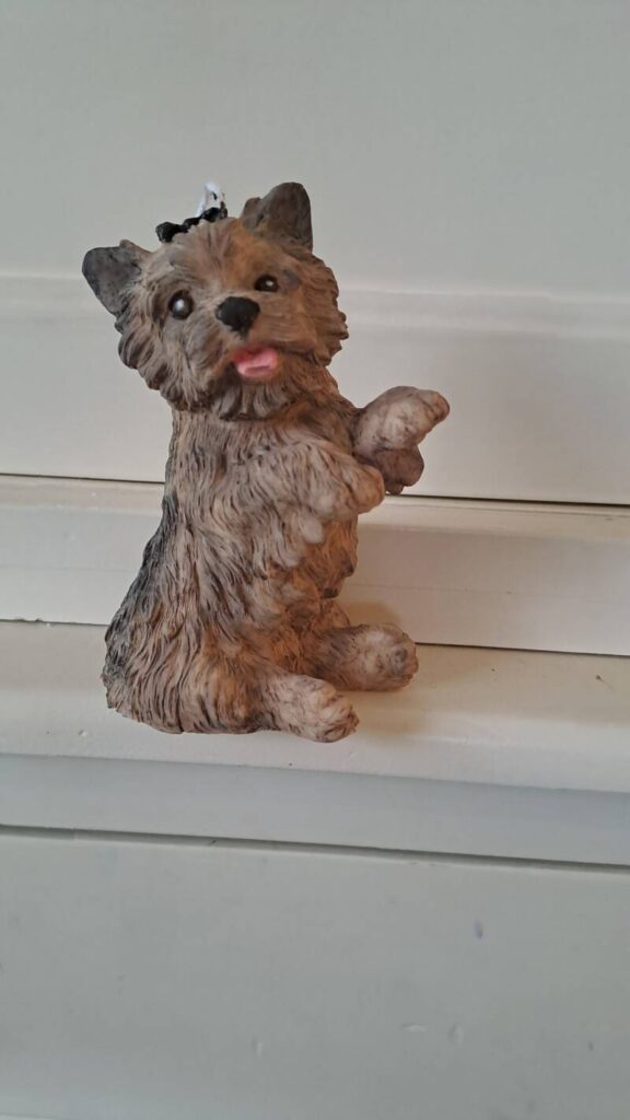 Cairn terrier-  kaars - candle  - handgemaakt - handmade - Afbeelding 10