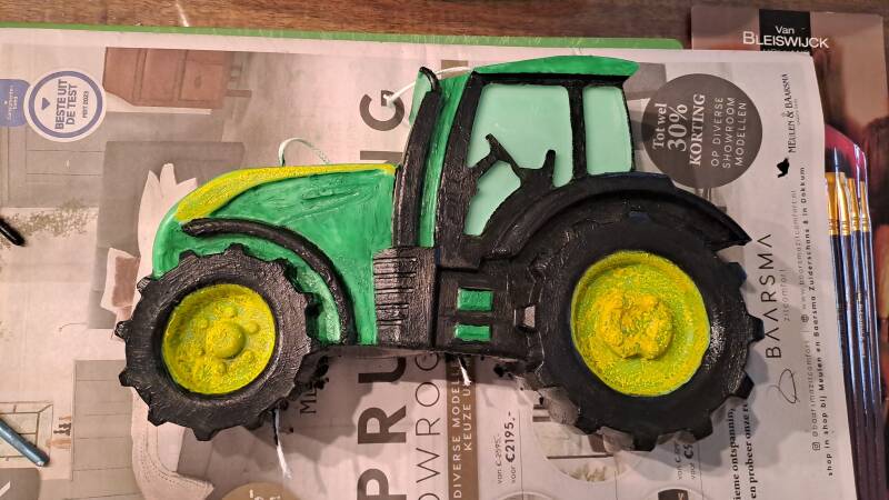 Kaars grote Tractor/Trekker