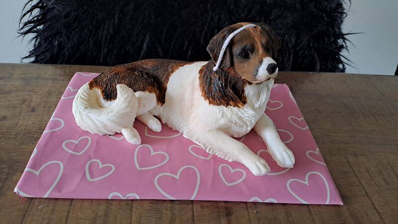 Kooikerhond kaars- handmade- koolzaadwas- 100% natuurlijk