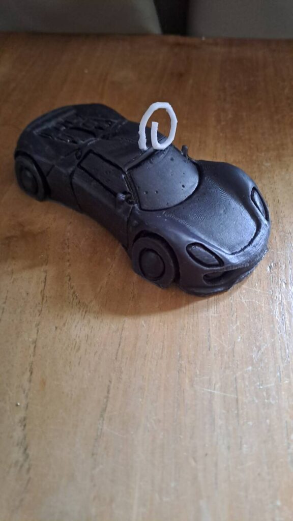 Sportauto kaars- candle- autoliefhebber