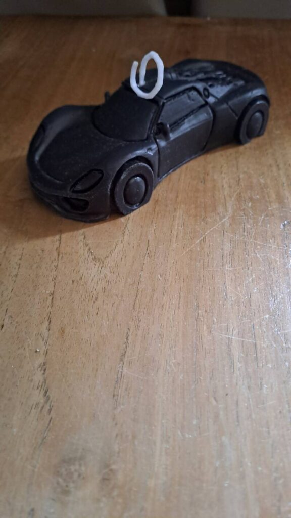 Sportauto kaars- candle- autoliefhebber - Afbeelding 4