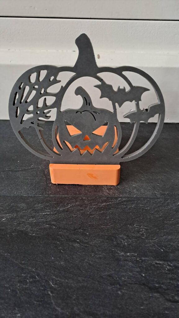Scary Pumpkin waxinelichtje - Afbeelding 4