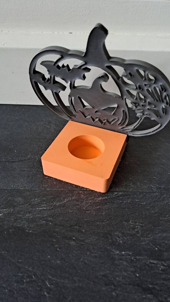 Scary Pumpkin waxinelichtje - Afbeelding 5