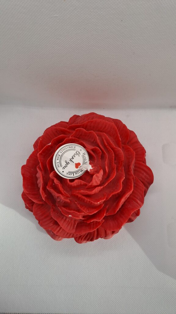 Pioenroos Kaarsen -  - Kaarsen - Cadeau - Woonaccessoires - Valentijn - Rozen - Voor Haar - Vrouwen Cadeautjes - Afbeelding 7