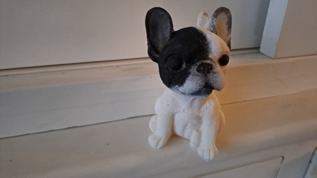 Franse bulldog kaars- koolzaadwas - handgemaakt - Afbeelding 9