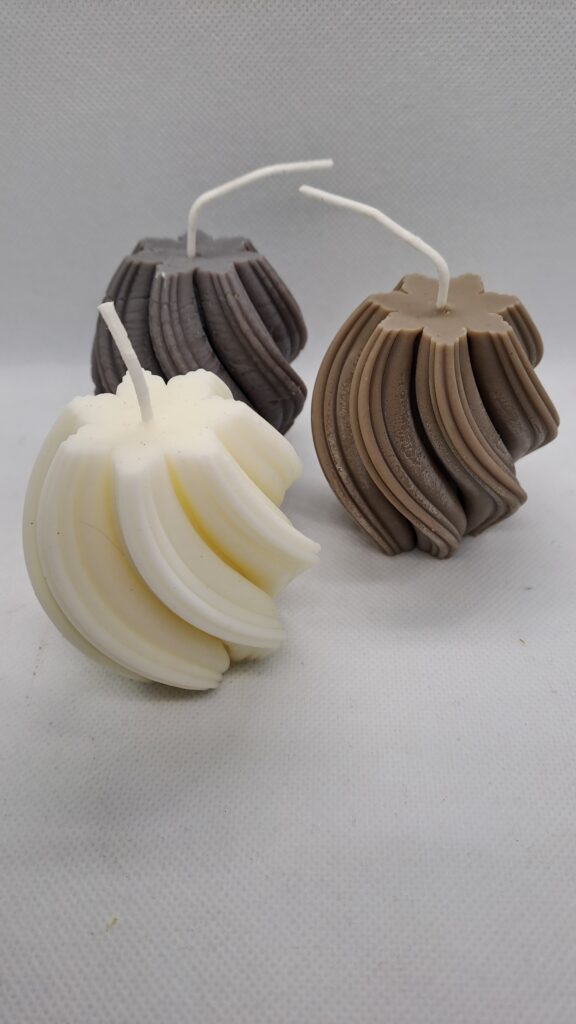 Swirl kaars - Afbeelding 3