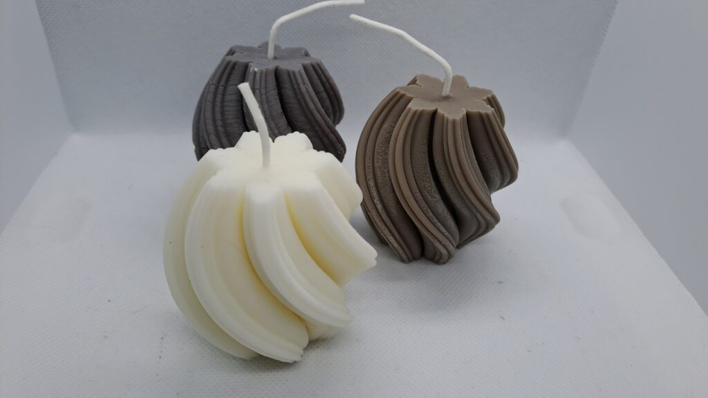 Swirl kaars - Afbeelding 4
