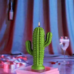 Candellana luxe design figuurkaars in de vorm van een Cactus