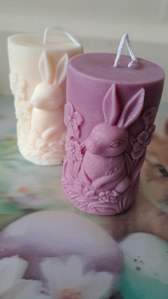 Stompkaars pasen Bunny- 100% koolzaadwas- easter - Afbeelding 7
