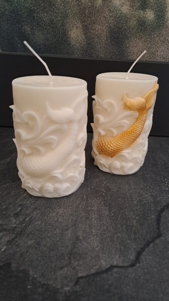 Ocean Pilar kaars vissenstaart - Afbeelding 5