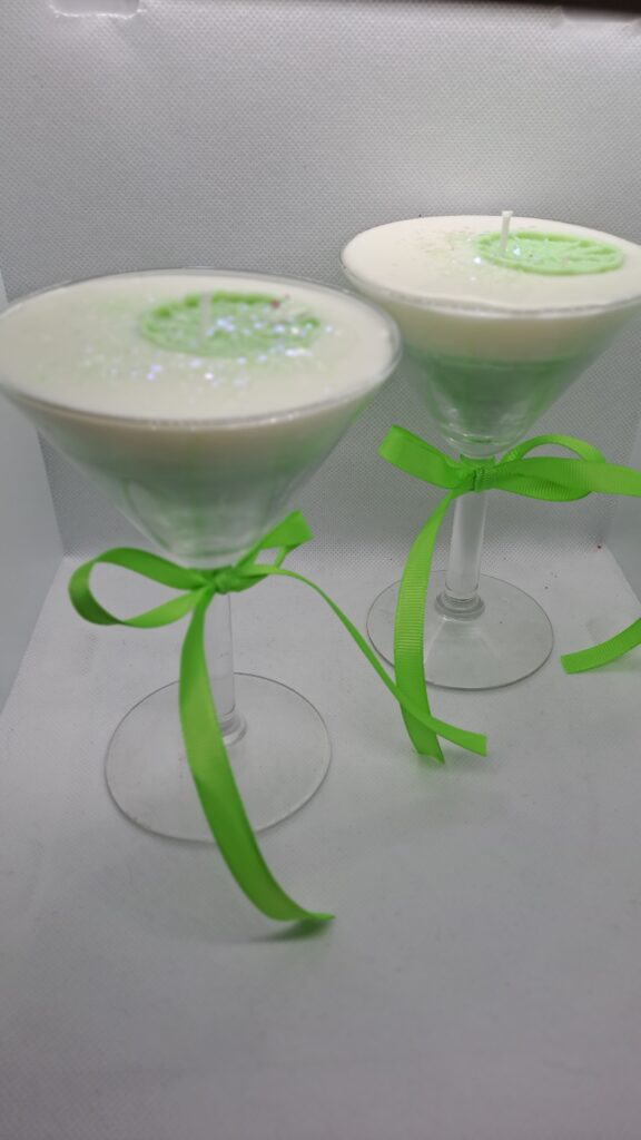 Cocktail kaars Pisang Ambon  met een schijfje limoen - Afbeelding 6