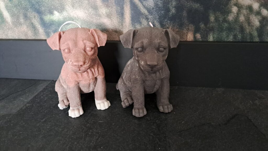 handgemaakte Jack Russel kaars van 100% koolzaadwas - Afbeelding 6