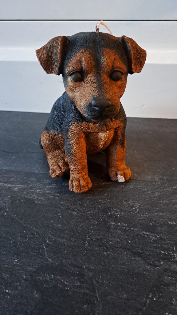 handgemaakte Jack Russel kaars van 100% koolzaadwas - Afbeelding 30
