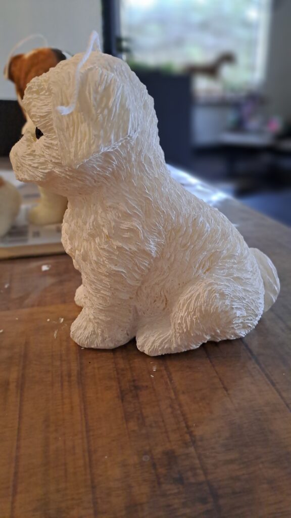 shih tzu kortharig/ Boomertje style kaars - Afbeelding 11
