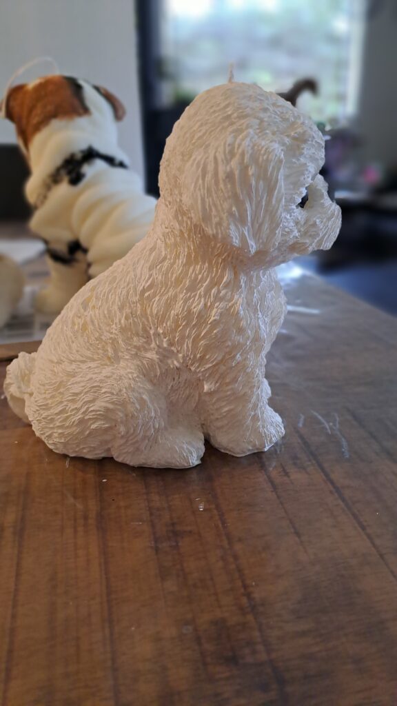 shih tzu kortharig/ Boomertje style kaars - Afbeelding 12