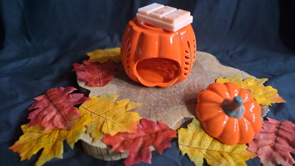 Waxbrander Pompoen met bladdetail - Afbeelding 7