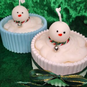 Kaars "gesmolten sneeuwpop"