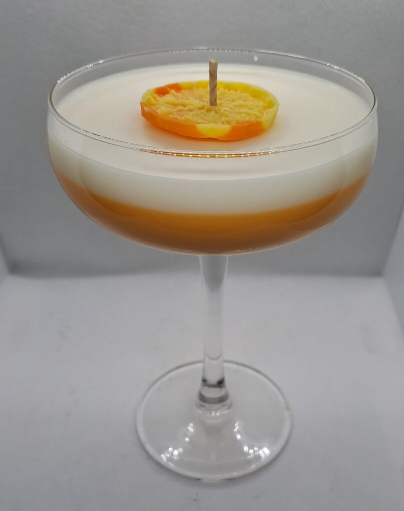 Pornstar Martini Cocktailkaars met schijfje  fruit