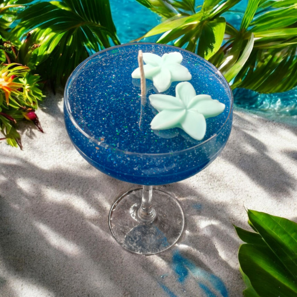 Blue Curacao Cocktailkaars
