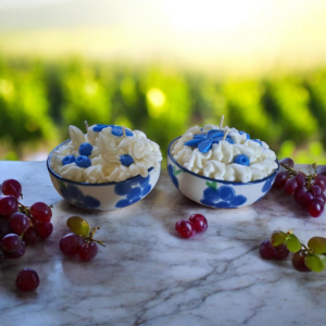 Slagroomkaars Blueberry